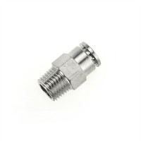 MPC series Full Brass Nickel Plated Male Straight Push in Tube Fitting Pnrumatic  Hose Connector