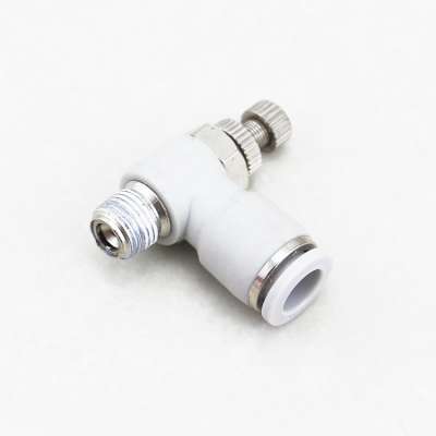 Speed Controller SL Type 8mm Tube with 1/8'' Thread/ One-Way Throttle Valve Pneumatic Fitting