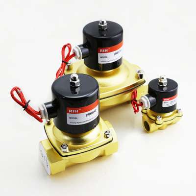 Normally/Open Closed Type 2W025-06, 2W025-08, 2W040-10, 2W160-10, 2W160-15 Direct Acting Electric Brass Water Solenoid Valve