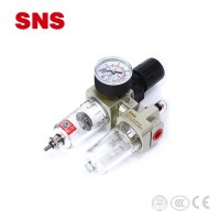 SNS AC Series F.R.L  air source treatment combination filter regulator lubricator