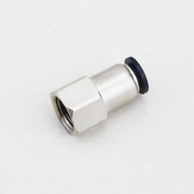 8MM Tube To 1/2"BSP Female Thread Straight Push Fit Pipe Joints Union Pneumatic Fittings