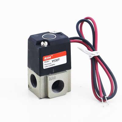 3/2 Way 1/4'' Normally Closed Type SMC VT307 24V 12v High Frequency Solenoid Valve