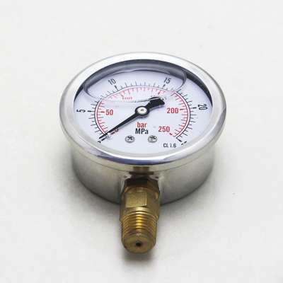 Pneumatic Differential Low Oil Pressure Manometer Gauges for Autoclave, Micro Pressure Gauge