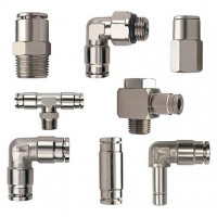 pneumatic Metal Push-In Fittings